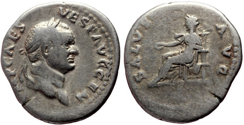 Denarius AR
Vespasian (69-79), Rome, 73, IMP CΛES VESP ΛVG CEN, laureate head r...