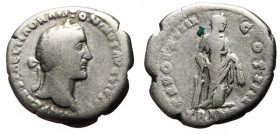 Denarius AR
Antoninus Pius (138-161), Rome, 150/151, IMP CAES T AEL HADR ANTONINVS AVG PIVS P P, laureate head of Antoninus Pius right / TR POT XIIII...