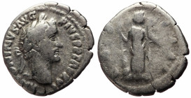 Denarius AR
Antoninus Pius (138-161), Rome, 151-152, ANTONINVS AVG - PIVS P P TR P XV, laureate head of Antoninus right / COS-IIII, Fortuna standing ...