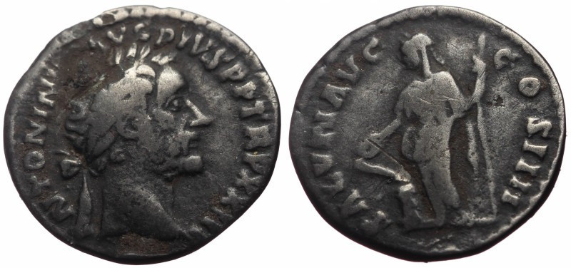 Denarius AR
Antoninus Pius (138-161), Rome, 160, ANTONINVS AVG PIVS P P TRP XXI...