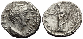 Denarius AR
Faustina I (Augusta, 138-140), Antoninus Pius (138-161) for Diva Faustina Major (died 140/141), Rome, c. 141-146, DIVA - FAVSTINA, diadem...