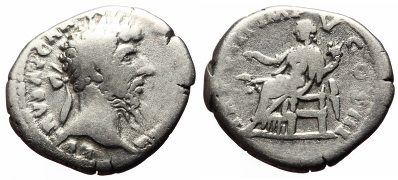 Denarius AR
Lucius Verus (161-169), Rome, L VERVS AVG ARM PARTH MAX, Laureate h...