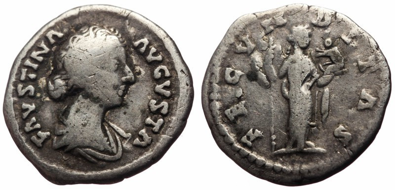 Denarius AR
Faustina II (Augusta, 147-175), Rome, 161-176, FAVSTINA – AVGVSTA D...