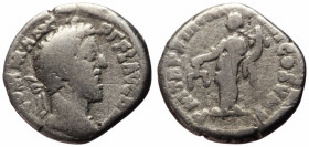 Denarius AR
*Just 7 specimens recorded in Reka Devnia hoard* Commodus (177-192), Rome, 187-188, M COMM ANT P FEL AVG BRIT, laureate bust right / P M ...