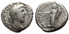 Denarius AR
Commodus (177-192), Rome, 188, M COMM ANT P FEL AVG BRIT, Laureate head of Commodus to right / P M TR P XIII IMP VIII COS V P P, Aequitas...