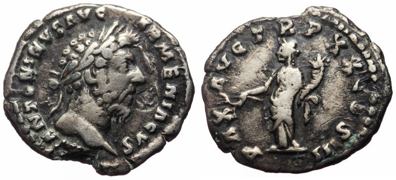 Denarius AR
Marcus Aurelius (161-180), Rome, 165-166, M ANTONINVS AVG ARMENIACV...