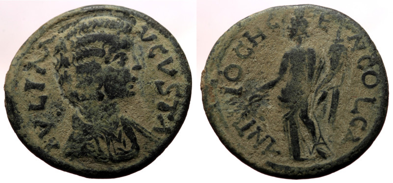 Bronze AE
Pisidia, Antioch, Julia Domna, 193-217 AD, VLIA AVGVSTA. Draped bust ...