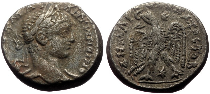 Tetradrachm BI
Syria, Antioch, Elagabalus, 218-222 AD, ΑΥΤ Κ Μ Α ΑΝΤωΝΕΙΝΟϹ ϹΕΒ...