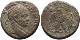 Tetradrachm AR
Seleucis and Pieria ,Antioch, Elagabalus (218-222) 219, ΑVΤ•Κ•Μ•Α•••ΑΝΤѠΝЄΙΝΟC CЄΒ, laureate head right, with slight drapery / ΔΗΜΑΡΧ•...