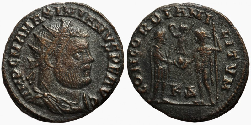 Follis Æ
Maximianus (286-305), IMP CMA MAXIMIANVS PF AVG, radiate cuirassed bus...