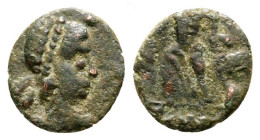 Nummus Æ
Honorius (393-423), uncertain mint
10 mm, 0,60 g