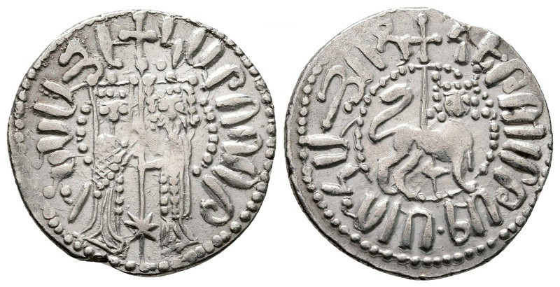 Tram AR
Cilician Armenia, Hetoum I with Zabel (1226-1270)
21 mm, 2,92 g