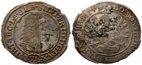 6 Kreuzer AR
Austria, 1674