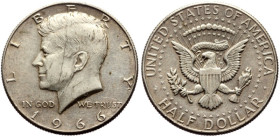 Kennedy Half Dollar AR (11.33g, 31mm) 1966