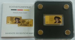 1/500 Oz Gold (999/1000), 1000 D-Mark