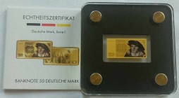 1/500 Oz Gold (999/1000), D-Mark, 50 Mark