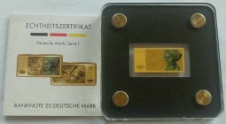 1/500 Oz Gold (999/1000), D-Mark, 20 Mark