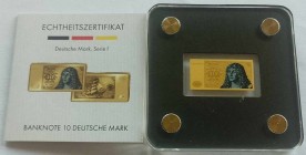 1/500 Oz Gold (999/1000), D-Mark, 10 Mark