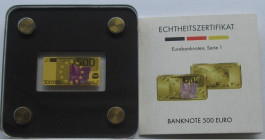 1/500 Oz Gold (999/1000), 500 EURO