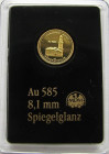 Germany, Gold 585/1000
8 mm, 0,21 g