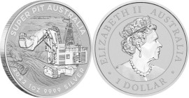 1 Oz AR
Australia, 1 Dollar, Super Pit, 2022
31,10 g