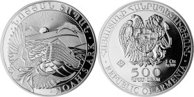 1 Oz AR
Armenia, Arche Noahs, 500 Drams, 2021
31,10 g