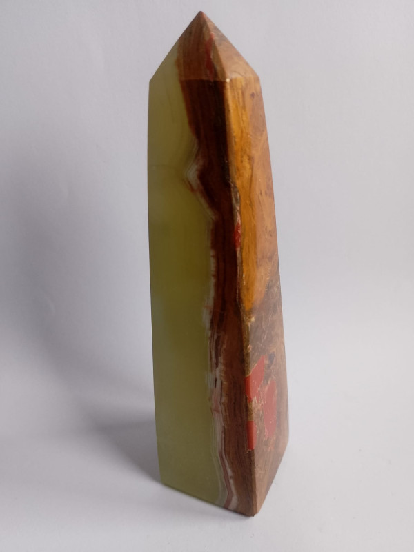 Obelisk, Aragonite, H. 14 cm