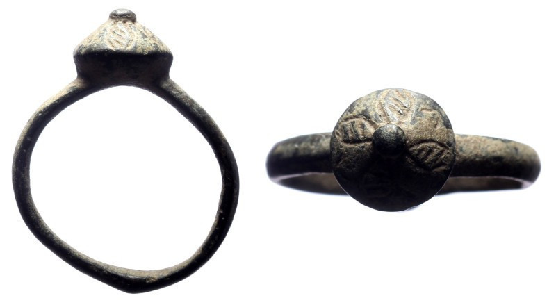 Byzantine ring, bronze, 28 mm, 4,79 g