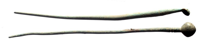 Roman medical instruments, bronze, L. 11,03 cm-13,04 cm, 10,24 g