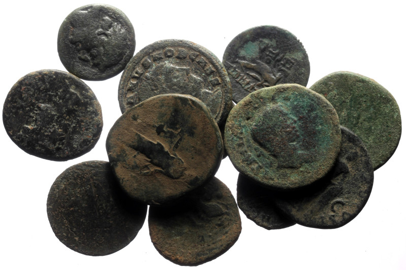 Lot of bronze ancient coins