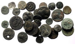 Lot of bronze ancient coins