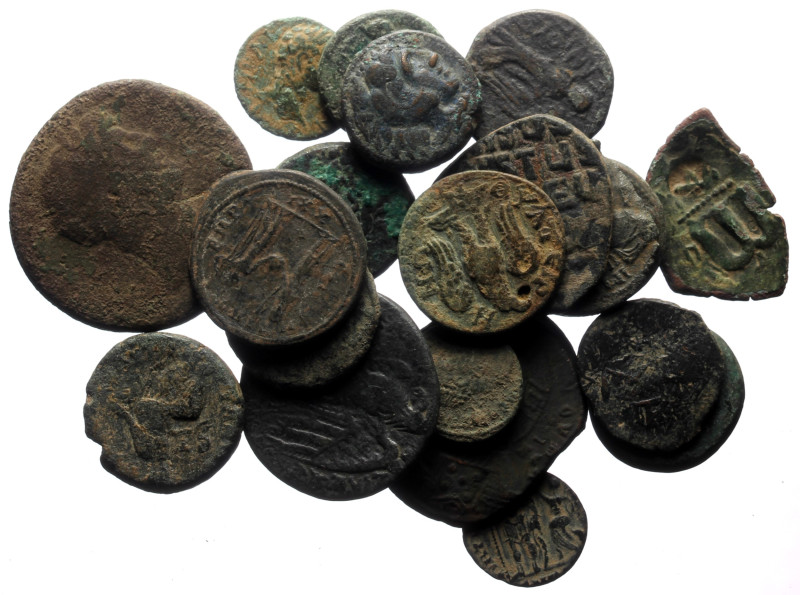 Lot of bronze ancient coins