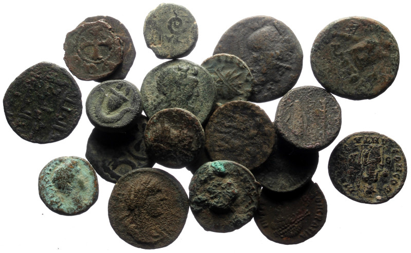 Lot of bronze ancient coins