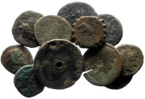 Lot of bronze ancient coins