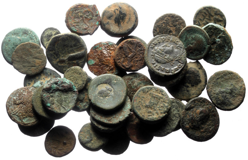 Lot of bronze ancient coins