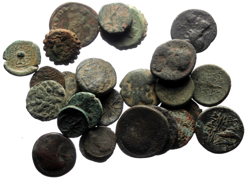 Lot of bronze ancient coins