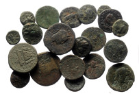 Lot of bronze ancient coins, 20 coins, 128 g