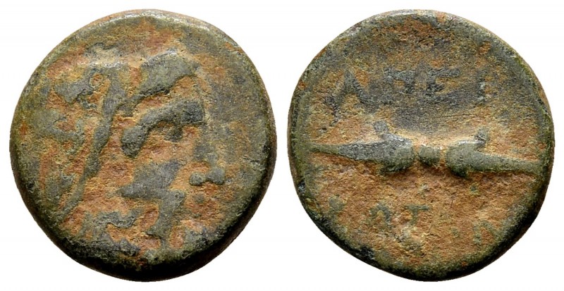 Epeiros, Koinon of Epeiros. Ca. 234-168 BC. Æ13, 2.75 g. Head of Dodonian Zeus r...