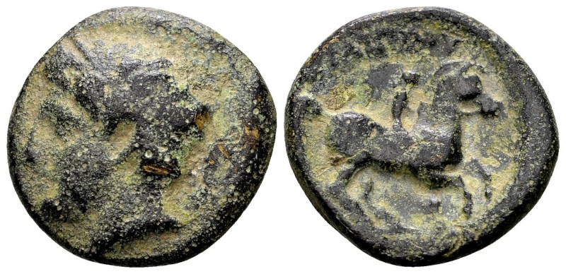 Kingdom of Macedon, Philip II. Uncertain mint in Macedon, 315-295 BC. Æ18, 5.86 ...