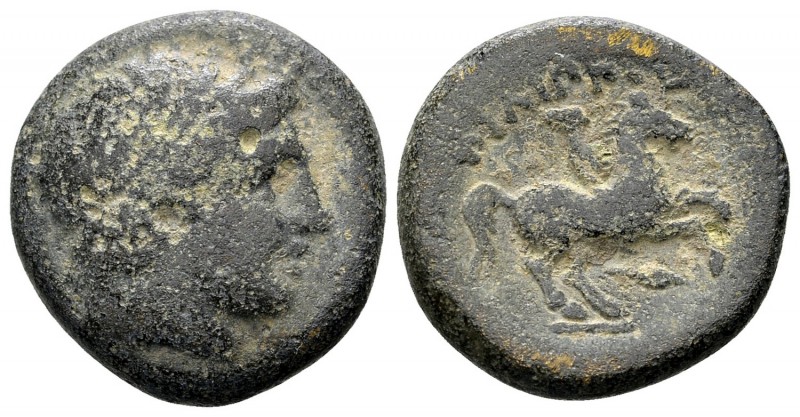 Kingdom of Macedon, Philip II. Uncertain mint in Macedon, 315-295 BC. Æ16, 6.0 g...