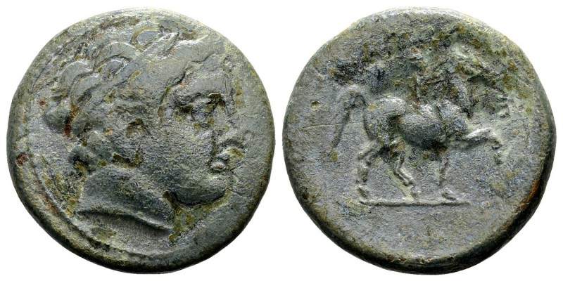 Kingdom of Macedon, Philip II. Uncertain mint in Macedon, 315-295 BC. Æ20, 8.82 ...
