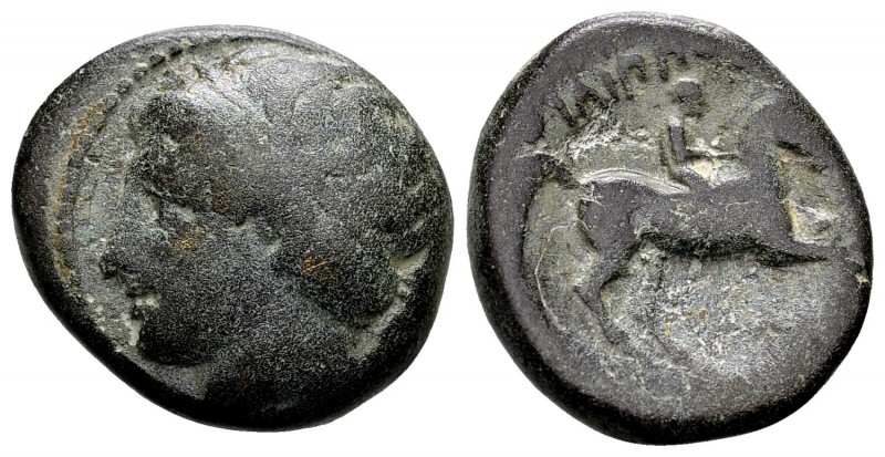 Kingdom of Macedon, Philip II. Uncertain mint in Macedon, 315-295 BC. Æ17, 6.56 ...