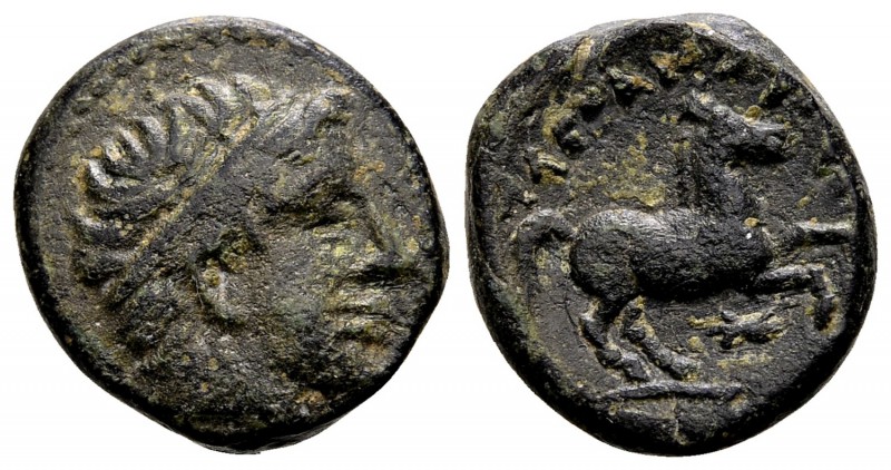 Kingdom of Macedon, Alexander III. Uncertain mint in Macedon, 336-323 BC. Æ15, 4...