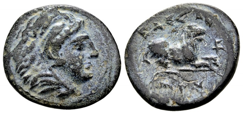 Kingdom of Macedon, Kassander. Pella or Amphipolis, 316-306 BC. Æ17, 3.33 g. Hea...