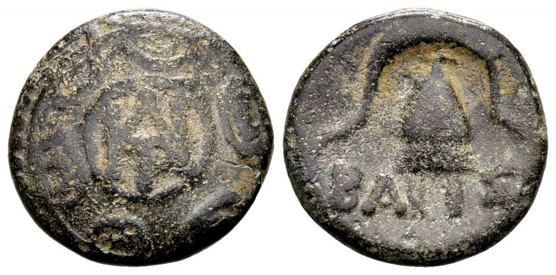 Kingdom of Macedon, Demetrios I Poliorketes. Amphipolis, 294-288 BC. Æ15, 3.66 g...