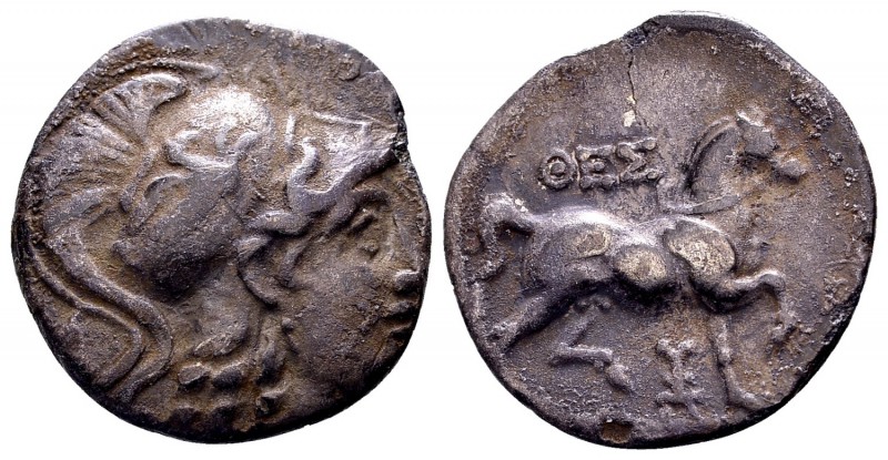 Thessaly, Thessalian League. Second half 2nd century BC. AR Drachm (18mm, 4.17 g...