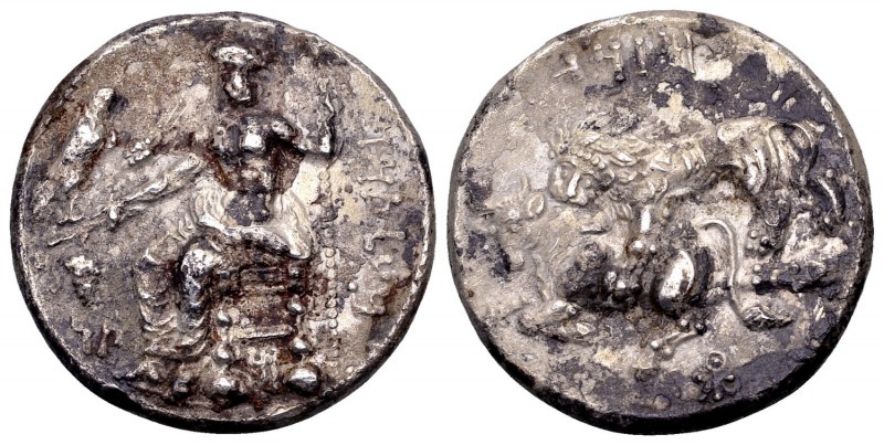 Cilicia, Tarsos. Mazaios, ca 361-334 BC. AR stater, 11.04 g. Baaltars seated lef...