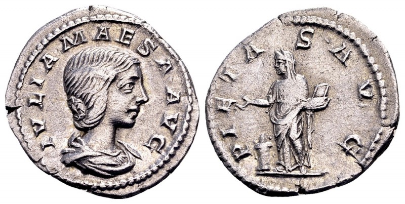 Julia Maesa as Augusta . Rome, 218-225 AD. AR denarius, 2.72 g. IVLIA MAESA AVG ...