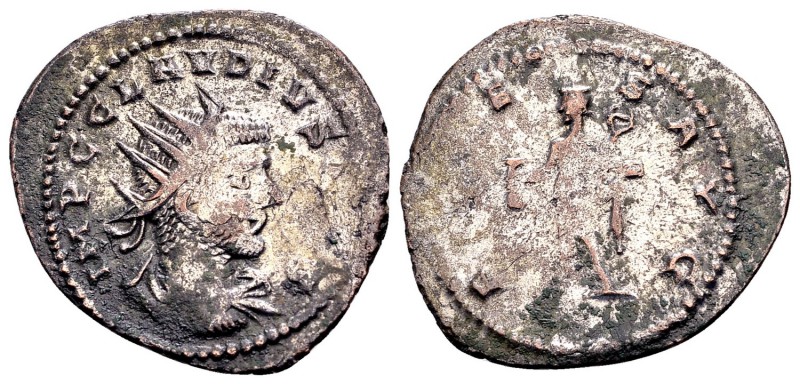 Claudius II. Antioch, 268-269 AD.BI antoninianus, 3.16 g. IMP C CLAVDIVS AVG rad...