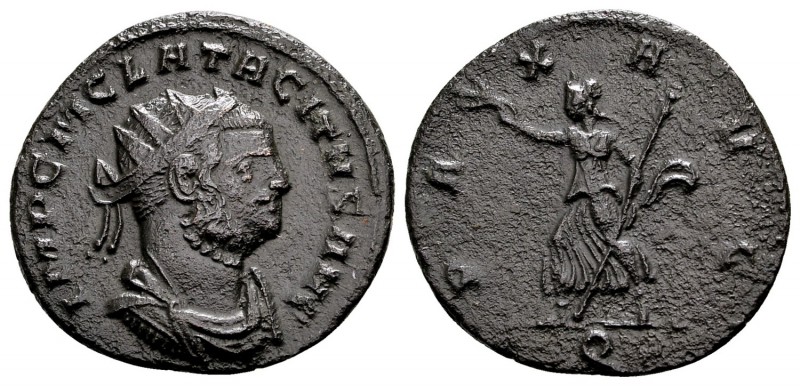 Tacitus. Lugdunum, 275 AD. Æ antoninianus, 3.62 g. IMP C M CLA TACITVS AVG radia...